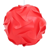 Lampe en plastique puzzle IQ, décoration de haute qualité, puzzles lumineux en PP