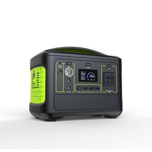 Portable High Capacity Outdoor Power Station <b>Solar</b> <b>Generator</b> 1000W Inverter Fast Charging Li-ion Battery Plug WWD500W 3 USB LED - Product Image 5