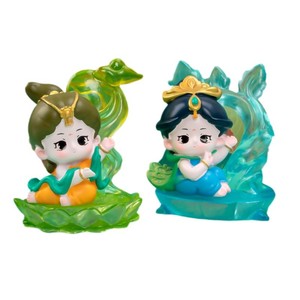 Yu Mo Dunhuang Caja Sorpresa Figura de Resina Modelo Decorativo de Escritorio Juguete Coleccionable de Desempaque Sorpresa - Product Image 5
