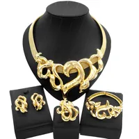 Zhuerrui-Conjunto de joyería con diseño de delfín de Oro brasileño para mujer, accesorios, collares, regalo de San Valentín, gran oferta, H00130