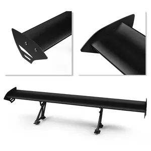 Aileron arrière déflecteur de vent pour berlines, style becquet de coffre, aileron de toit, lèvre de spoiler, diffuseur de modification, plaque de protection, décoration extérieure - Product Image 5