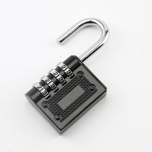 Candado mecánico de combinación de 4 dígitos, candado rectangular de aleación de zinc para equipaje, casillero de gimnasio, antirrobo HB04 - Product Image 1