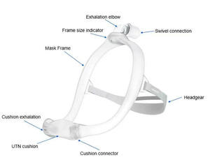 Connecteur coudé pour tube de coussin nasal pour dispositif anti-ronflement, coude de coussin nasal, adaptateur de tube pour masque nasal CPAP - Product Image 6