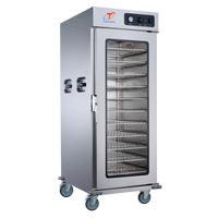 Nouveau chariot chauffe-plats électrique à double porte en acier inoxydable Truelen avec fonction d'économie d'énergie pour la restauration commerciale et les buffets