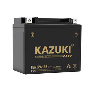 Offres Spéciales bonne qualité <span class=keywords><strong>prix</strong></span> usine SMF KAZUKI 12N12A-BS 12V 12Ah <span class=keywords><strong>batterie</strong></span> au plomb rechargeable pour moto avec 3.5 kg - Product Image 2