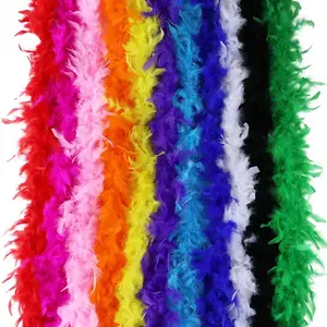 60g Turkey Chandelle Feather Boa / Marabou Boa for Carnival Festival Party Decoration and Costume Dress Up
