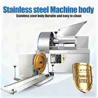 Machine automatique de fabrication de pains à burger, de pâtes à pizza et de boules énergétiques à base de céréales, en acier inoxydable de qualité alimentaire, avec moteur puissant et très bien notée