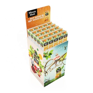 Customized Foldable Eco-Friendly Recycled Cardboard Dump Bins Display <b>Stand</b> for Supermarket Beverage Promotion - Product Image 3