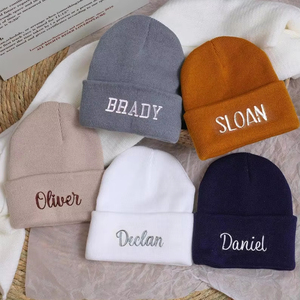 Bán Buôn Chất Lượng Cao Hàng Ngày Mũ Ấm Acrylic Mũ Mùa Đông Ngoài Trời Trượt Tuyết Beanie Unisex Cho Nam Giới Mùa Đông Dệt Kim Mũ - Product Image 3