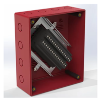 Caja de Conexiones Eléctrica para Exteriores de la Marca TRIANGLE, Montada en Pared, Personalizada, Impermeable, de ABS, con Riel DIN Integrado, OEM Directo de I