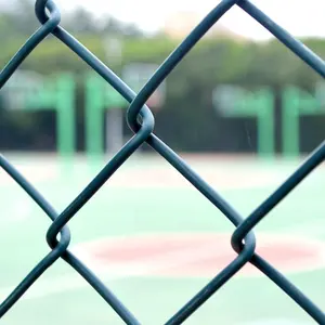 Galvanized PVC Coated Tennis court outdoor garden backyard fence 0.5m to 4.0m high Solar Farms Protective Fencing price