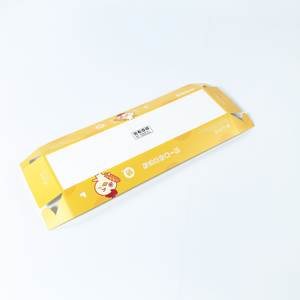 Logo personnalisé Emballage de hot-dog jetable Croissant Sandwich pliable à la cannelle Rouleau de charcuterie <span class=keywords><strong>Plateau</strong></span> en papier Boîtes pour boulangerie - Product Image 3