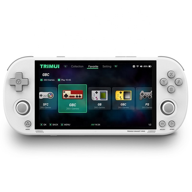 Trimui Smart Pro 4.96 Inch Screen Open Source  Game Console Handheld Gaming Console Pocket Retro Video Games Console