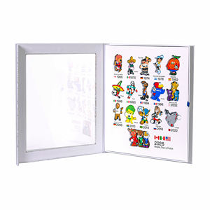 Colección de Mascotas de la Copa Mundial de la FIFA 1966-2026, 16 Piezas de Cuentas de PVC, Adornos Decorativos para Refrigerador, Coleccionables - Product Image 1