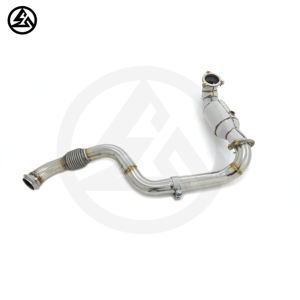 CSZ Factory Direct 200 Cell Catted Downpipe pour Mercedes Benz A180 A200 <span class=keywords><strong>A250</strong></span> A260 <span class=keywords><strong>AMG</strong></span> W176 2.0T, bouclier thermique, tuyaux d'échappement - Product Image 6