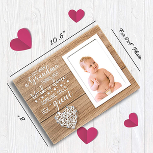 กรอบรูปอัลตร้าซาวด์เด็ก B กรอบรูปไม้สำหรับเด็กแรกเกิดเป็นของขวัญสำหรับพ่อแม่มือใหม่ที่แกะสลักส่วนบุคคล - Product Image 6