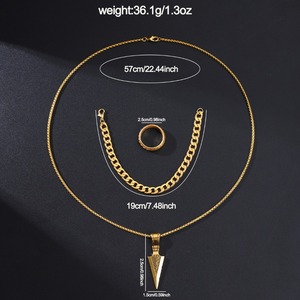 YuSa1058 <span class=keywords><strong>Set</strong></span> Più Venduto da <span class=keywords><strong>Uomo</strong></span> con Orologio al Quarzo, <span class=keywords><strong>Bracciale</strong></span>, <span class=keywords><strong>Collana</strong></span> <span class=keywords><strong>e</strong></span> Anello, Novità 2025, Lega d'Acciaio, Quadrante in Vetro, Regalo di Compleanno Perfetto per <span class=keywords><strong>Uomo</strong></span> - Product Image 6