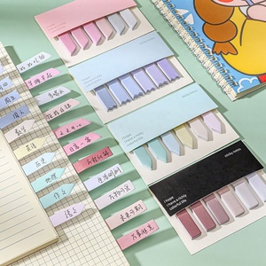Vente chaude Gradient Index Onglets Autocollant Post Note Page Marqueurs Signets Sticky Note Auto-Adhésif Bloc-Notes - Product Image 3