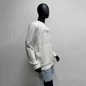 เสื้อสเวตเชิ้ตผ้าฟลีซเนื้อหนา พิมพ์ลายสกรีน 100% ผ้าฝ้าย ทรงหลวม ไซส์ใหญ่ สำหรับผู้ชาย ฤดูใบไม้ร่วง เป็นมิตรต่อสิ่งแวดล้อม - Product Image 4