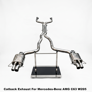 Vortex Street-Performance Stainless Steel <b>Exhaust</b> Setup For Mercedes-Benz AMG C63 W205 - Product Image 1