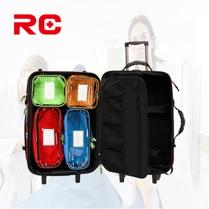 Carro modular de emergencia de salud pública: kit de prueba móvil de alta capacidad y carro de almacenamiento de EPP con mochila desmontable - Product Image 3