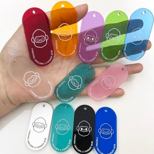 Porte-clés décoratif en acrylique en forme de dessin animé imprimé pour sacs, portefeuilles, téléphones – Étiquette personnalisée - Product Image 5