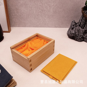 Caja de almacenamiento de bambú rectangular de 6 pulgadas hecha a mano para joyería, reloj, gafas, caja de regalo, caja para árbol genealógico - Product Image 4