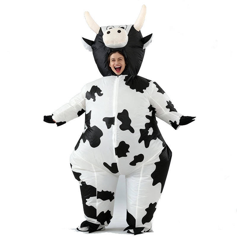 Costume gonflable de vache