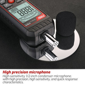 OEM ODM TASI TA651B 30 ~ 130dB Profession elles Geräusch messgerät Mess geräusch messgerät mit Umgebungs temperatur Digitaler Schallpegel messer - Product Image 3