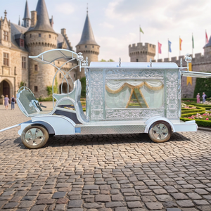 Hot-selling funeral hearses, new horse-driven funeral carriages, special <b>transport</b> manufacturers selling - Product Image 1