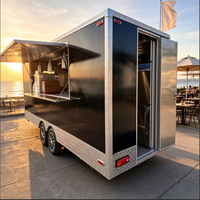 Remorque multifonctionnelle certifiée DOT FMVSS en tôle galvanisée pour le service de bière, l'agriculture et les camions de restauration, avec barre de remorquage