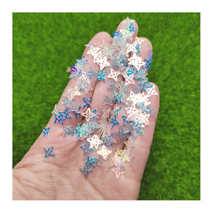Vente en gros 500 g/lot Mini paillettes mignon étoile artisanat pour bricolage Nail Art-étincelles embellissements le <span class=keywords><strong>secret</strong></span> de superbes fournitures d'artisanat - Product Image 2