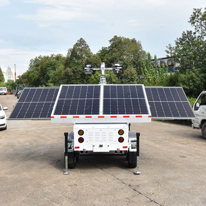 Thiết kế mới năng lượng mặt trời ánh sáng tháp di động Trailer Loại năng lượng mặt trời ánh sáng tháp với giá tốt - Product Image 5