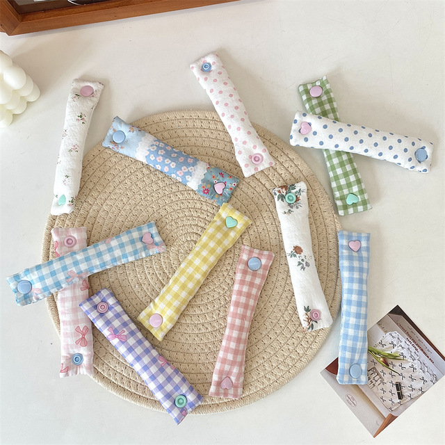 Travel Cable Organizer Kit Cable Storage Buckle Charger Cord Winder Fabric Cute Polyester Charger Desk Cable Organizer Clips