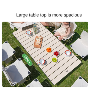 Đồ Nội Thất Ngoài Trời Đặt Có Thể Gập Lại Bàn Và Ghế Với Trứng Cuộn Dã Ngoại Thiết Bị Đầy Đủ Thiết Lập Sắt Thiết Kế Tích Hợp - Product Image 4