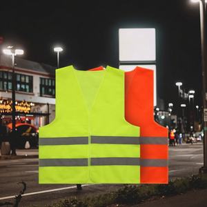 Chaleco de Seguridad Reflectante de Alta Visibilidad al por Mayor, con Logotipo Personalizable, Impermeable, para Construcción, Tráfico, Trabajo al Aire Libre y Ciclismo - Product Image 1