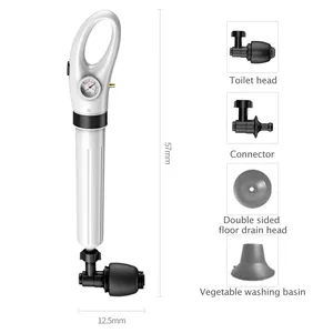 Strumento portatile <span class=keywords><strong>per</strong></span> la pulizia della casa a stantuffo rapido <span class=keywords><strong>per</strong></span> la pulizia delle fognature nelle cucine bagni e servizi igienici - Product Image 4