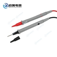 10A Copper Dual-color PVC Test Cable Multimeter Probe with Extremely Fine Pointed Tip 1000V Rated Customizable Length