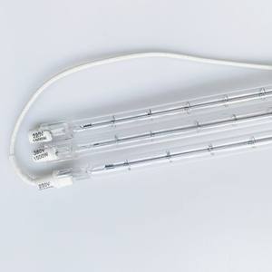 Tubo de cuarzo transparente de cerámica de último diseño, 500W, luz halógena cercana, lámpara de calor infrarroja para comida de peluquería - Product Image 2