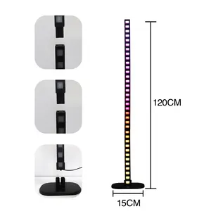 Nuovi prodotti Smart RGBIC controllo vocale riconoscimento del ritmo del pavimento luce telecomando musica Melody light