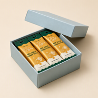 Boîtes en papier écologiques personnalisées avec emballage adhésif, taille personnalisée, revêtement UV, emballage alimentaire de luxe durable