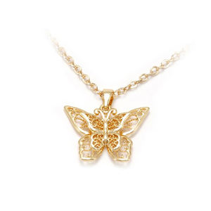 2025 Offre Spéciale bijoux de mode plaqué or chaîne papillon collier à breloques pour femmes - Product Image 4