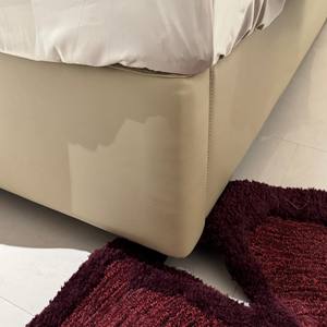 <span class=keywords><strong>Lit</strong></span> superposé traditionnel confortable et élégant Vonliva avec revêtement en cuir et structure en <span class=keywords><strong>bois</strong></span>, taille King - Product Image 6