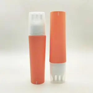 गर्म बिक्री कार्यात्मक सिर की त्वचा देखभाल सौंदर्य प्रसाधन पैकेजिंग कंटेनरों कस्टम पूर्व रोल ट्यूब प्लास्टिक मालिश पैकेजिंग ट्यूबों