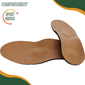 Le solette in vera pelle forniscono un forte supporto per l'<span class=keywords><strong>arco</strong></span> per alleviare l'affaticamento del piede per ridurre il dolore in piedi - Product Image 2
