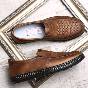 Phong Cách Mới Loafer Chiều Cao Tăng Vải Giản Dị Sneakers Thép Toe An Toàn Logo Giày Trắng Man Giày Bóng Đá Cho Nam Giới - Product Image 3