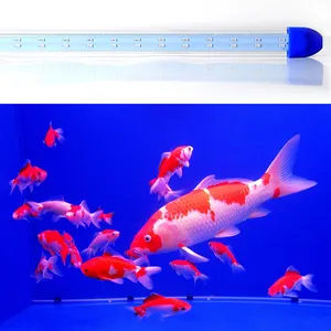 Fisch-aquarium-licht wasserdicht LED koi doppelte reihe kristalllicht aquarium ornamental fisch-landschaft-display reflektoren