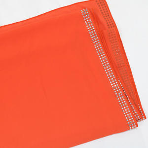 迪拜圆领女围巾水钻钻石派对Abaya Aaress穆斯林Hilbab Abaya迪拜土耳其穆斯林时尚头巾连衣裙 - Product Image 6