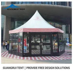 3x3m 5x5m 6x6m 10x10m High Quality Luxury Wedding Party Pagoda Tents Gazebo Spire Beach Tent For Event