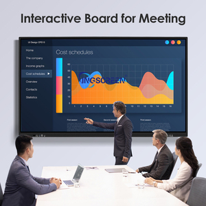 Ingscreen 86 inch Android tương tác LCD quảng cáo kỹ thuật số bảng trắng thương mại hiển thị 55 65 75 85 inch bảng đen giảng dạy - Product Image 3